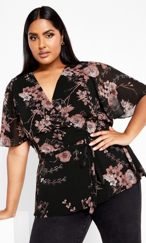 Blossom Love Top - black, BLACK, hi-res image number null