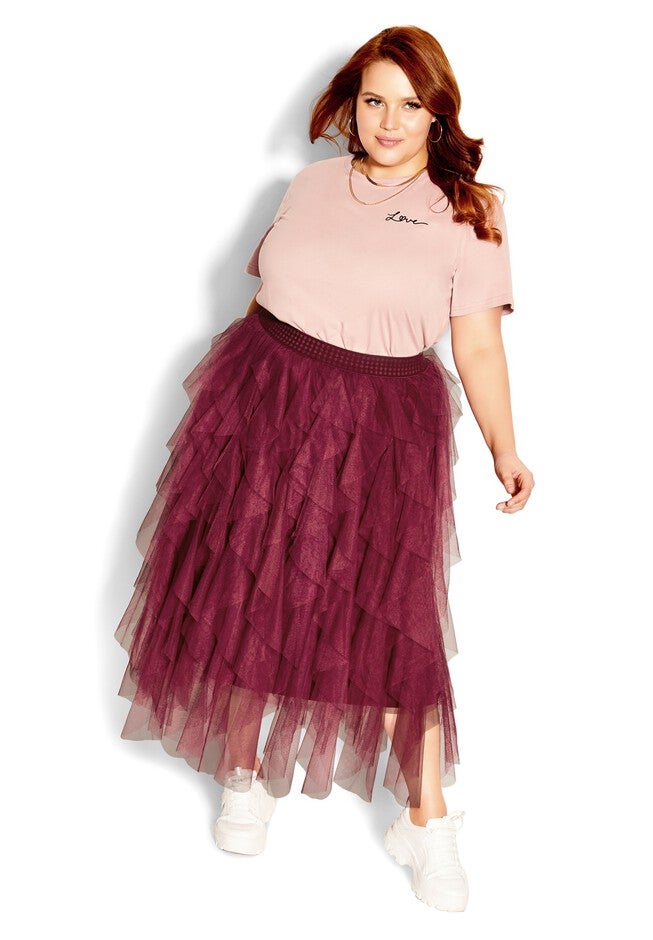 Wild Pixy Skirt - berry, RED, on-hover image number 1