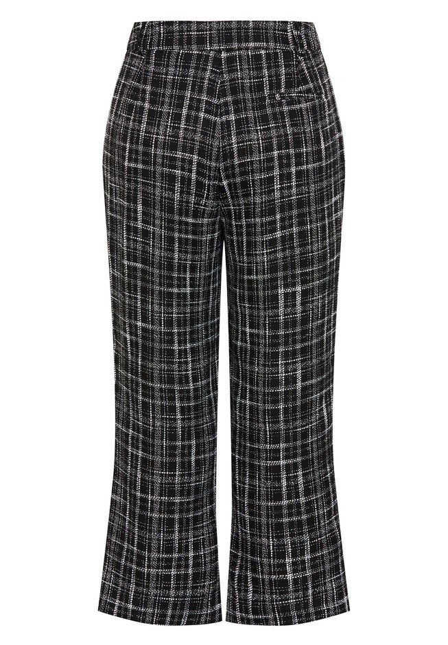 Piper Check Pant - black, BLACK, alternate image number null