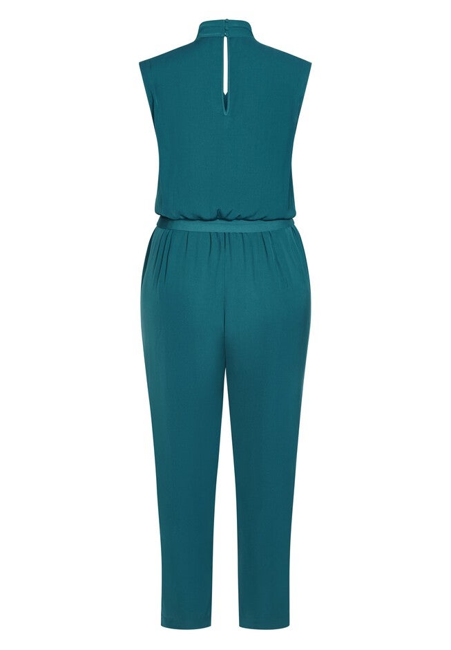 Natasha Jumpsuit - teal, GREEN, alternate image number null