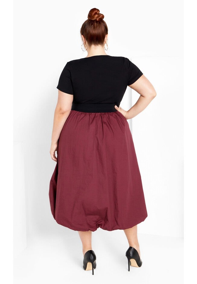 Paris Days Dress - oxblood, RED, alternate image number 4