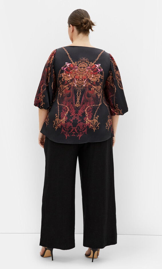 Ivanna Top - ruby, RED, alternate image number null