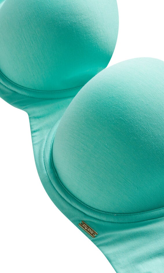 Smooth & Chic Cotton T-Shirt Bra - biscay green, GREEN, alternate image number 5