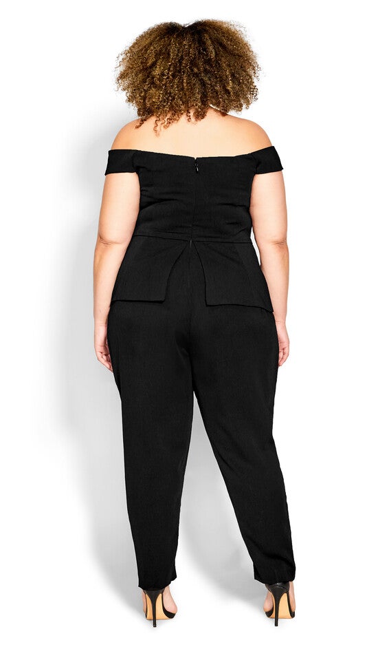 Sexy Tux Jumpsuit black Avenue - Main Image