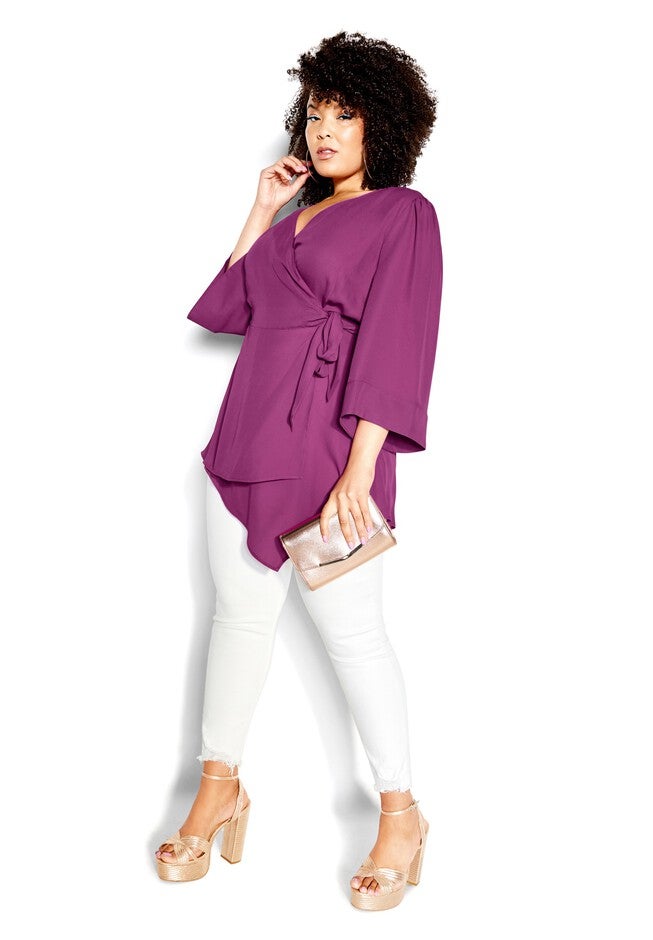 Shibara Vibes Top - magenta, PINK, on-hover image number 1