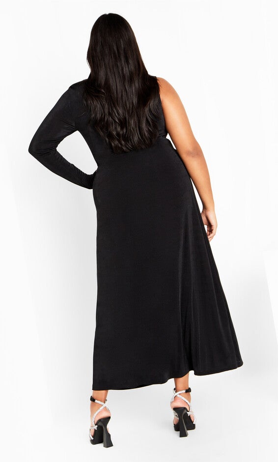 Paola Maxi Dress - black, BLACK, alternate image number 2