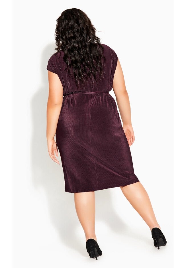 Baby Pleat Dress - plum, PURPLE, on-hover image number 1