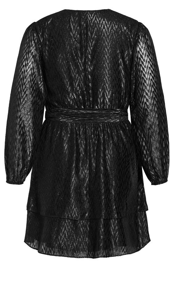 Sexy Glimmer Dress - black, BLACK, alternate image number null