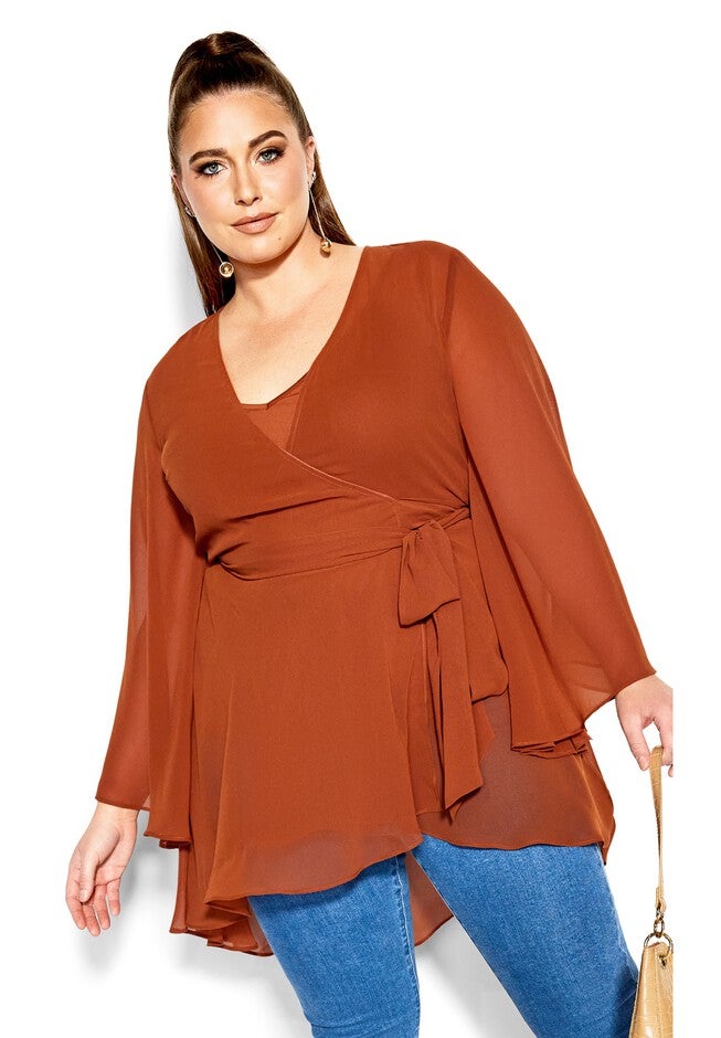 Fleetwood Tunic - ginger, ORANGE, hi-res image number 0
