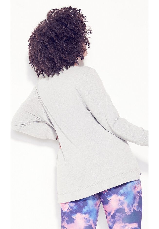 Love Wine Plain Top, LIGHT GREY, on-hover image number 1