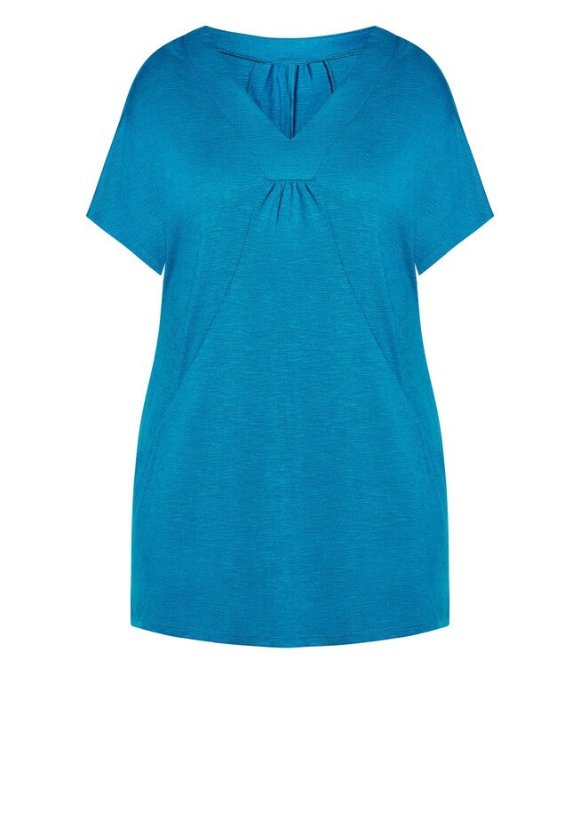 Pocket Pleat Tunic, MYKONOS BLUE, alternate image number 2