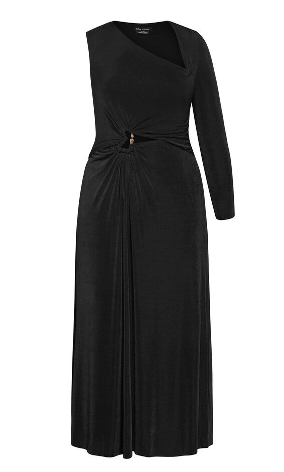 Paola Maxi Dress - black, BLACK, alternate image number 3