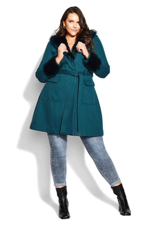 Make Me Blush Coat - alpine, GREEN, on-hover image number null