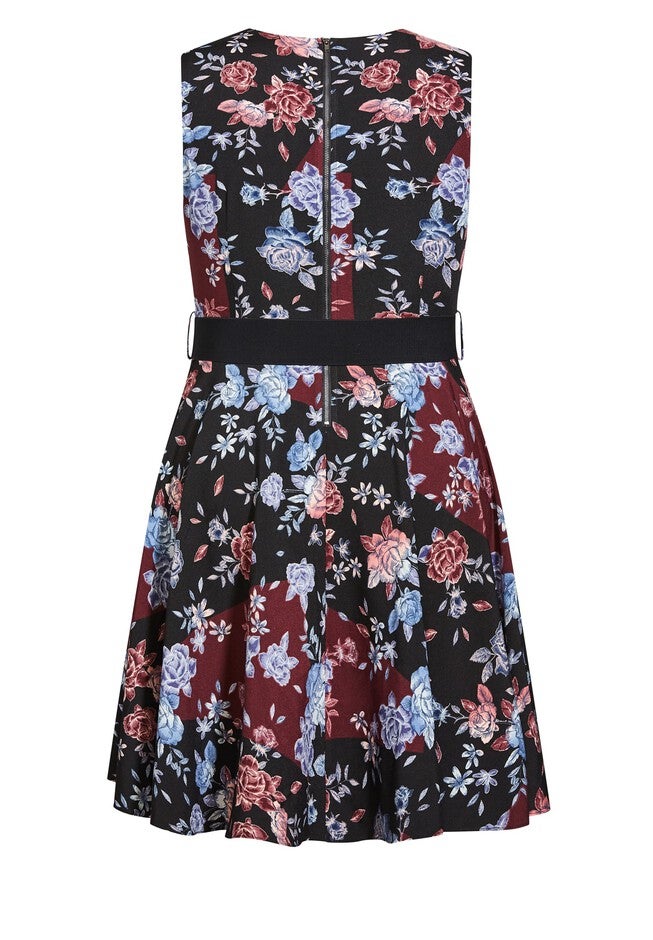 Samantha Dress - black, RED, alternate image number null