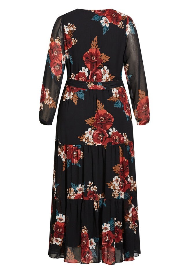 Hazel Maxi Dress - black, BLACK, alternate image number null