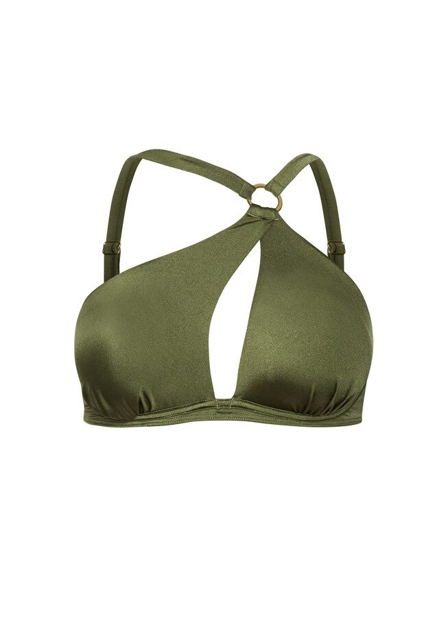 Alena Underwire Bikini Top - olive, GREEN, alternate image number null