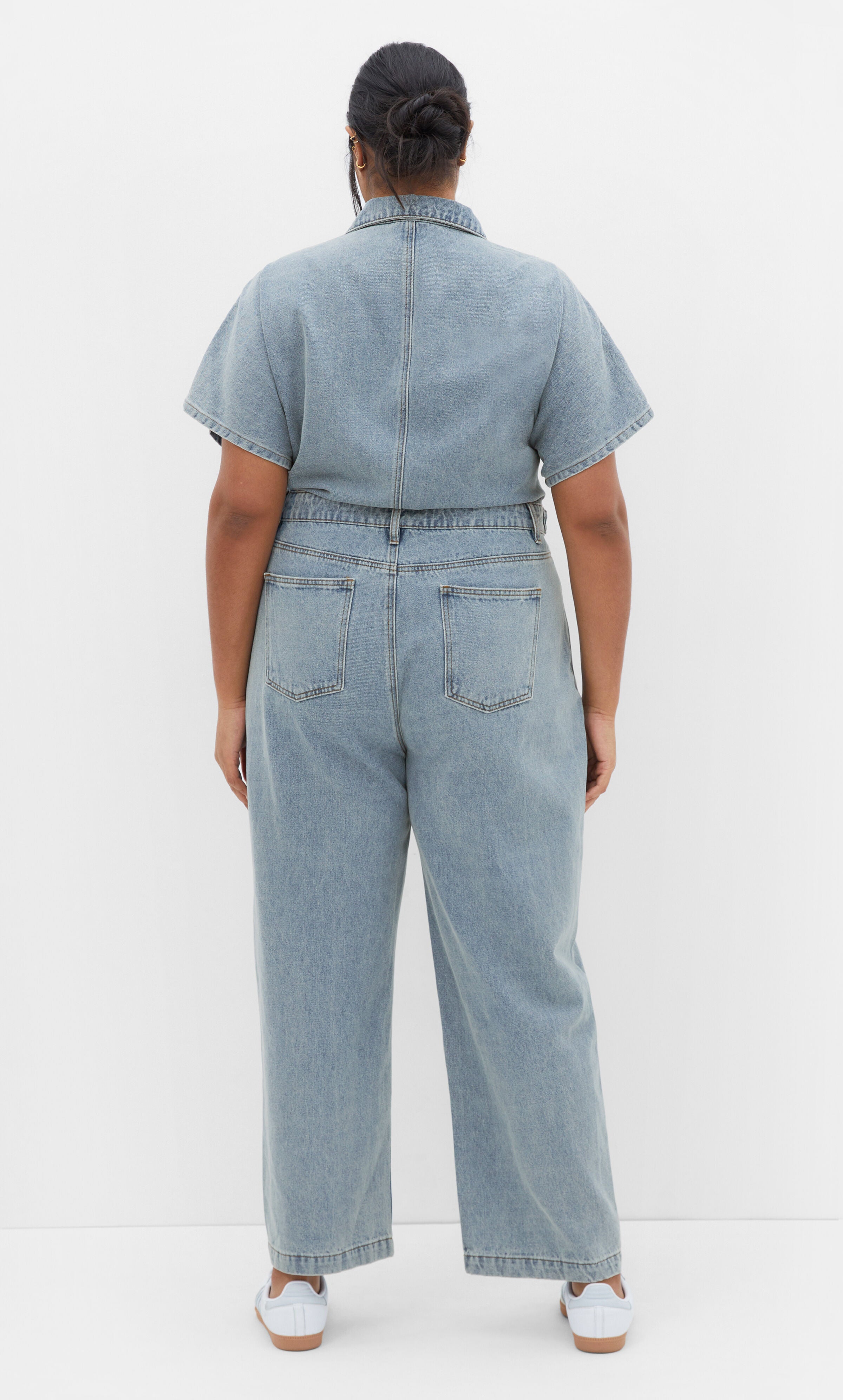 Karsyn Boiler Suit - light denim, BLUE, alternate image number 2