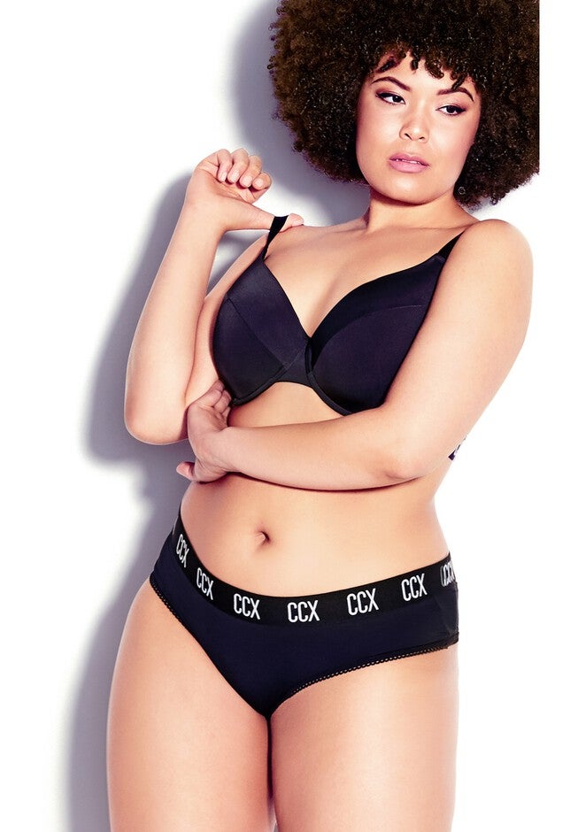 CCX Molded Cup Contour Bra - black, BLACK, alternate image number 2