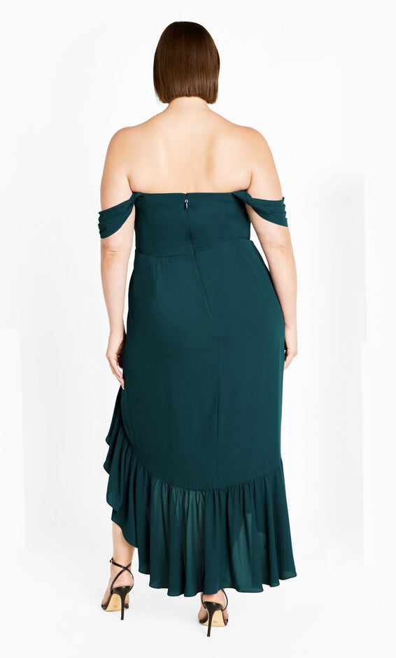 Rosabella Maxi Dress - emerald, GREEN, alternate image number 2
