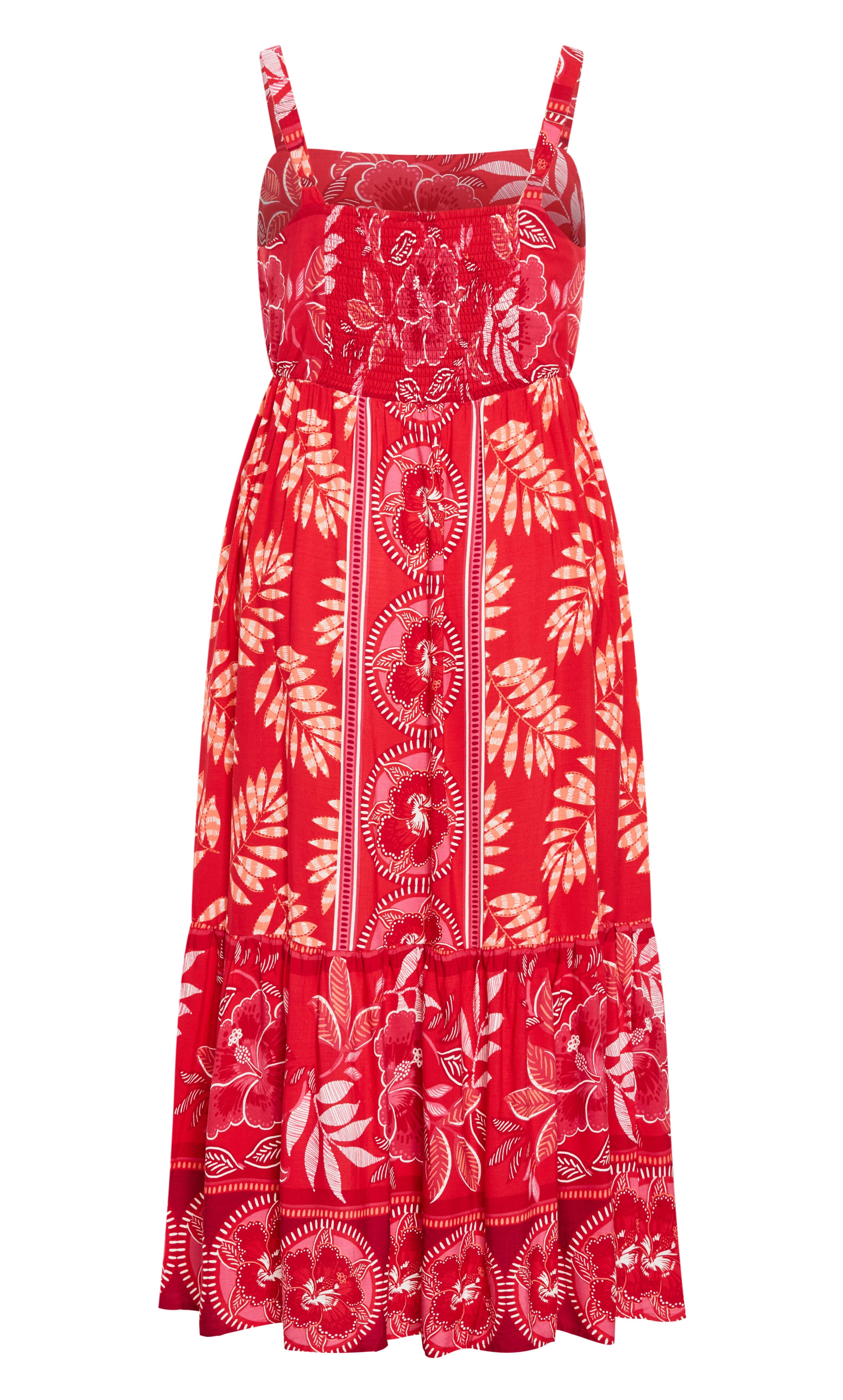 Eden Placement Maxi Dress - hibiscus, PINK, alternate image number 4