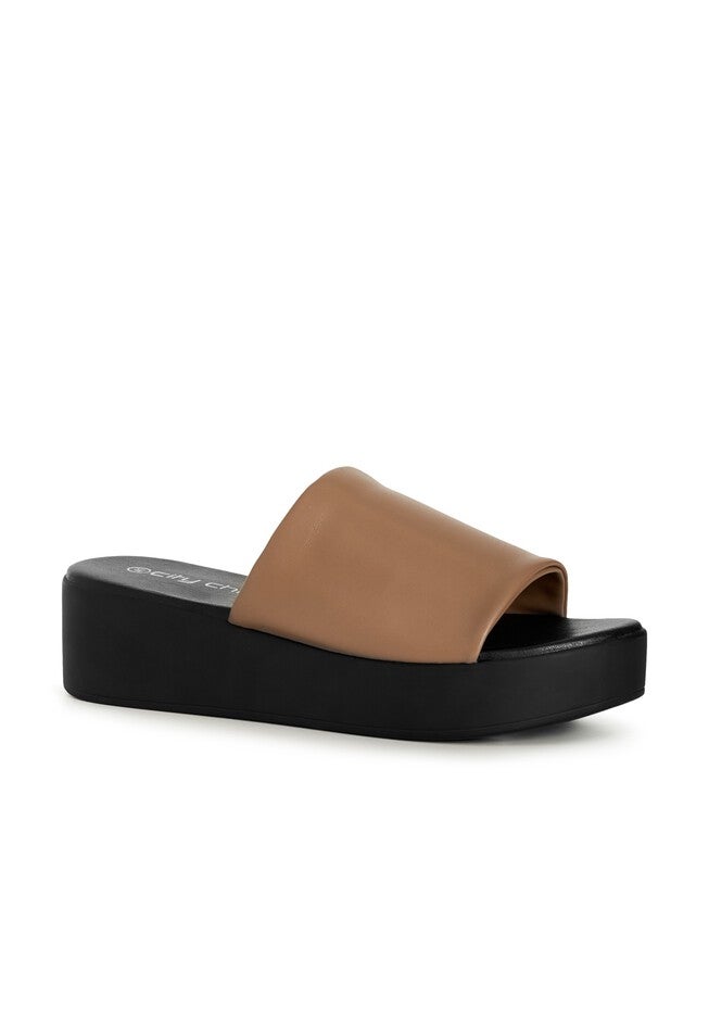 WIDE FIT Luna Flatform - beige, NEUTRAL, hi-res image number 0