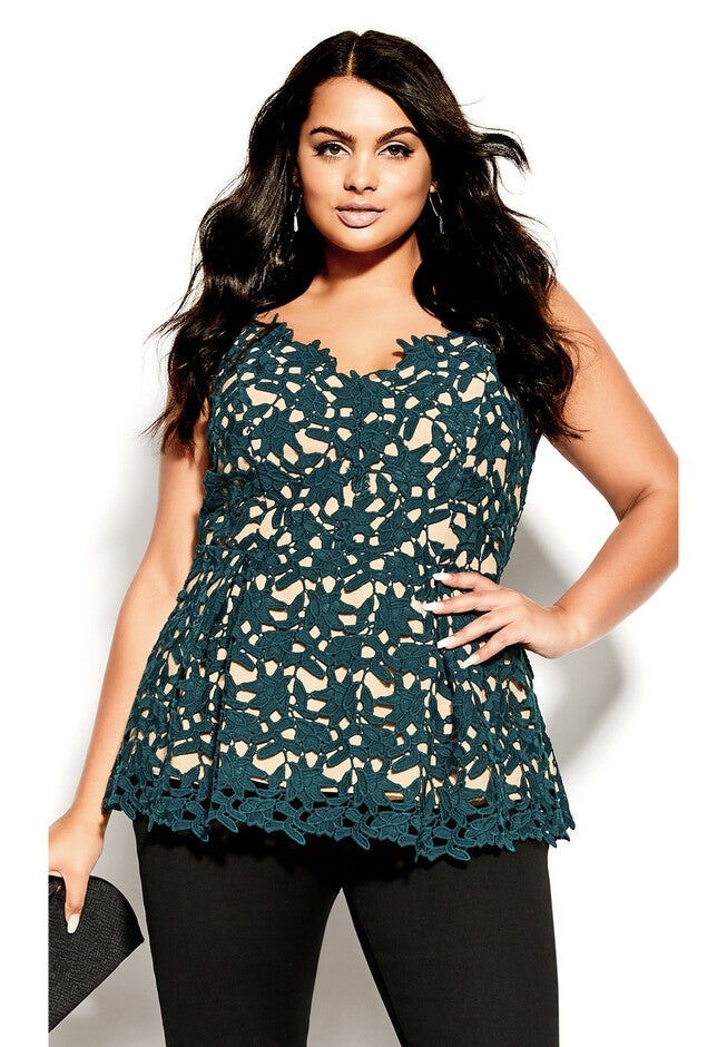 So Fancy Top - emerald, GREEN, hi-res image number null