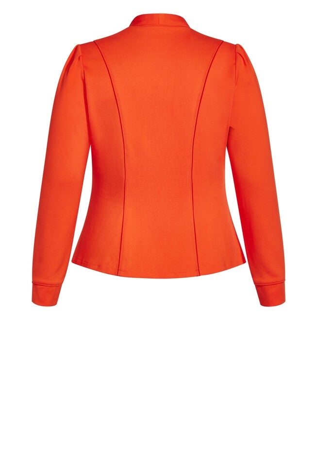 Piping Praise Jacket - mandarin, ORANGE, alternate image number null