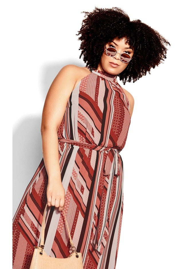 Addison Maxi Dress - rose, PINK, on-hover image number 1