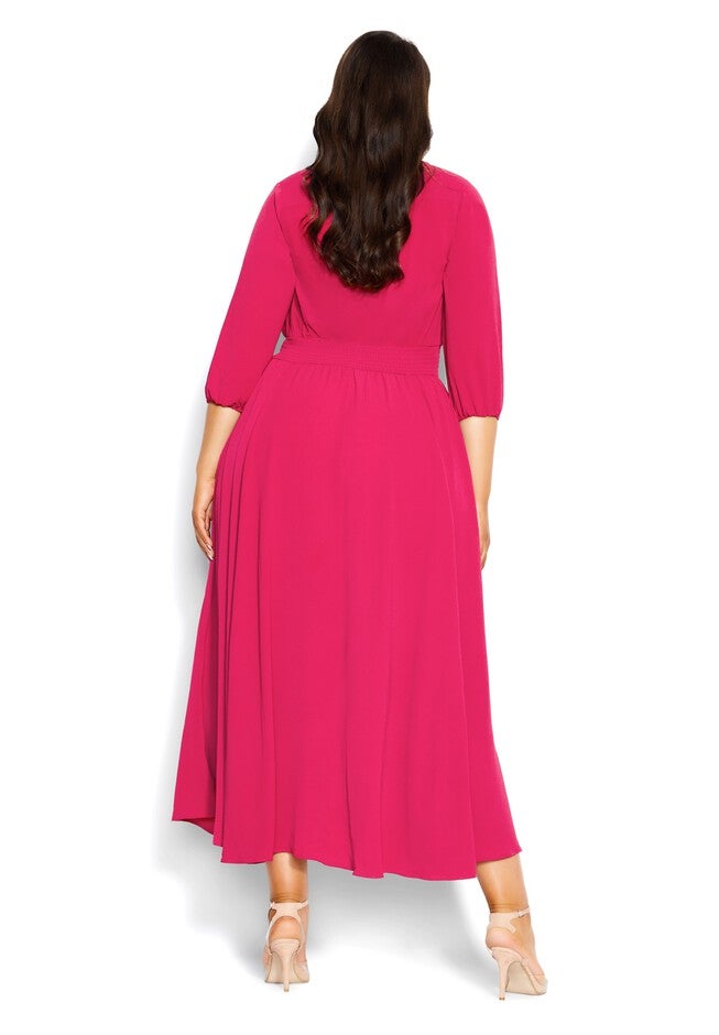 Desire Maxi Dress - raspberry, PINK, on-hover image number 1
