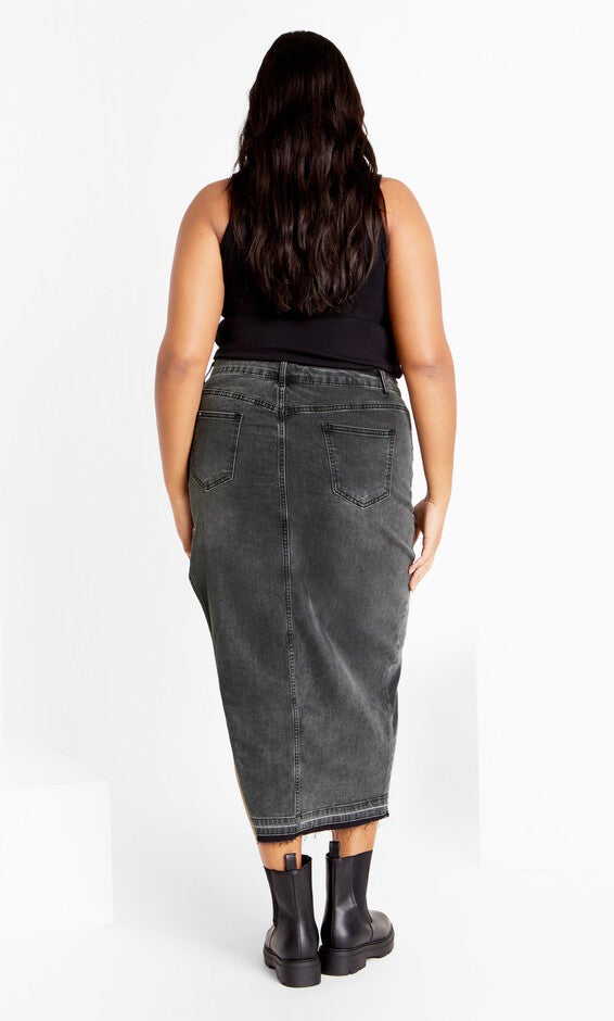 Remi Skirt - black wash, BLACK, alternate image number 1
