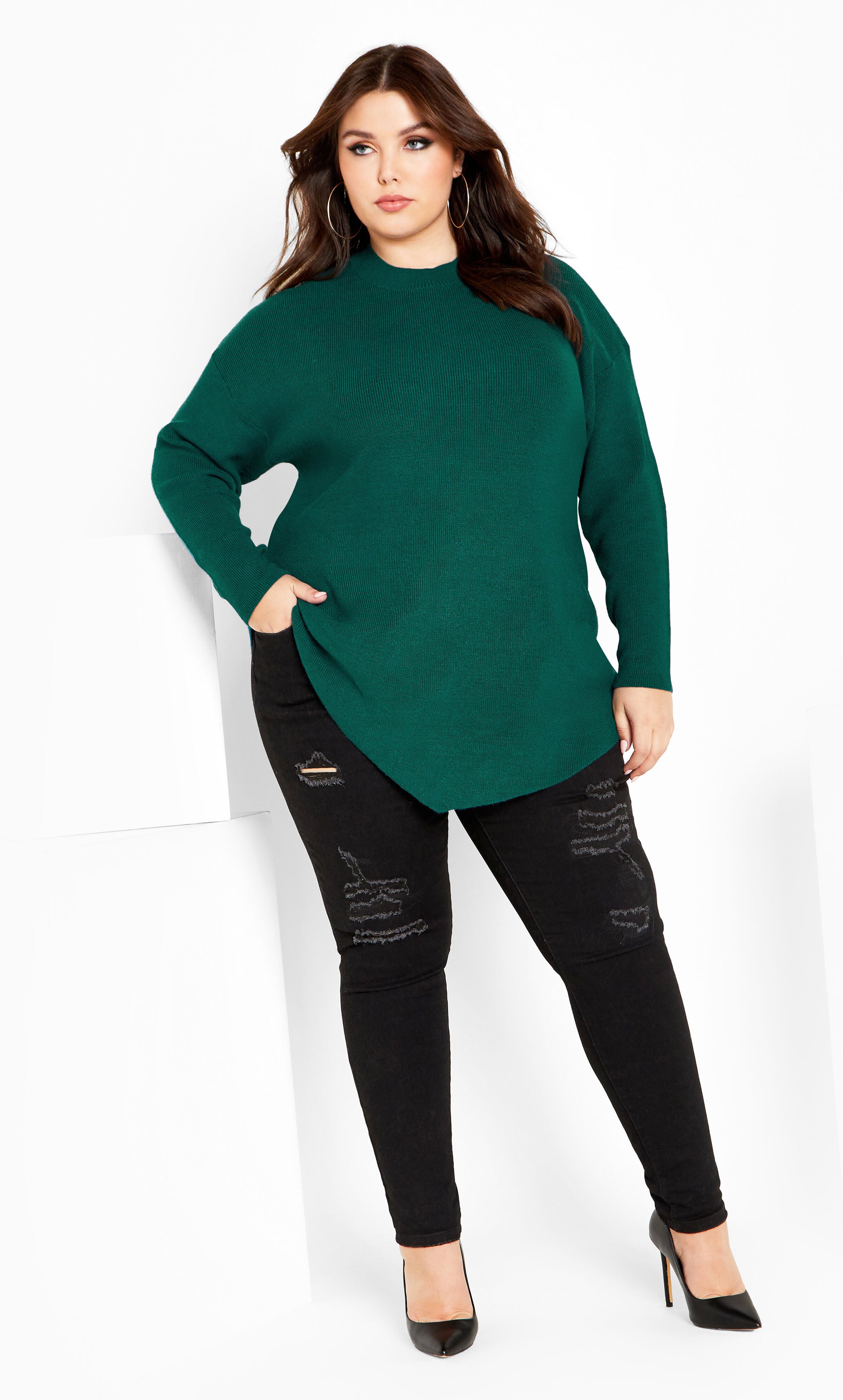 Madison Jumper - emerald, GREEN, alternate image number 2