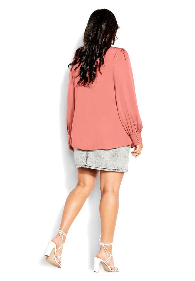 In Awe Top - dusty peach, PINK, alternate image number 2