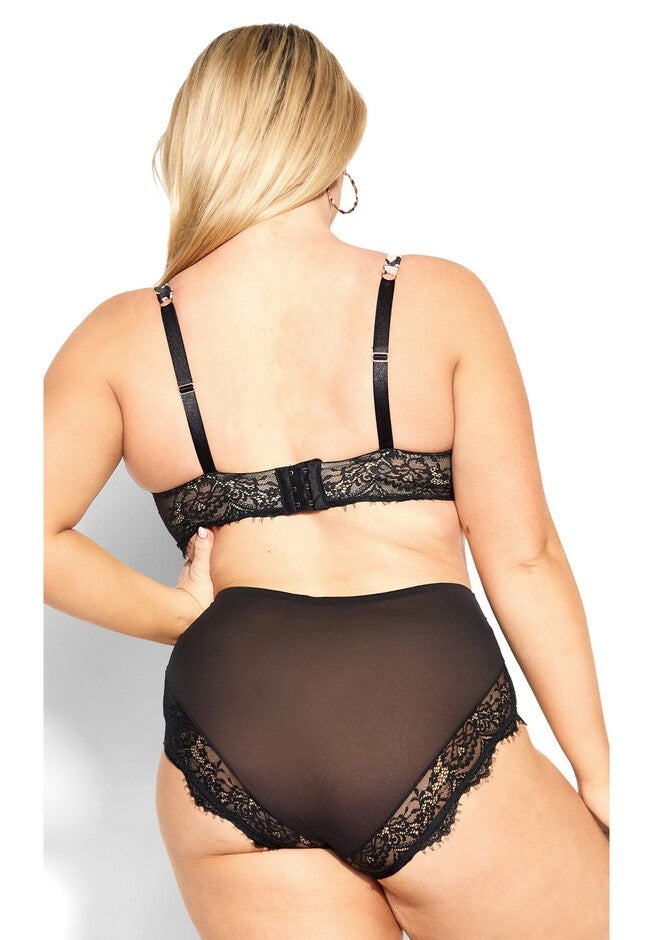 Sienna Underwire Demi Bra - black, BLACK, alternate image number null