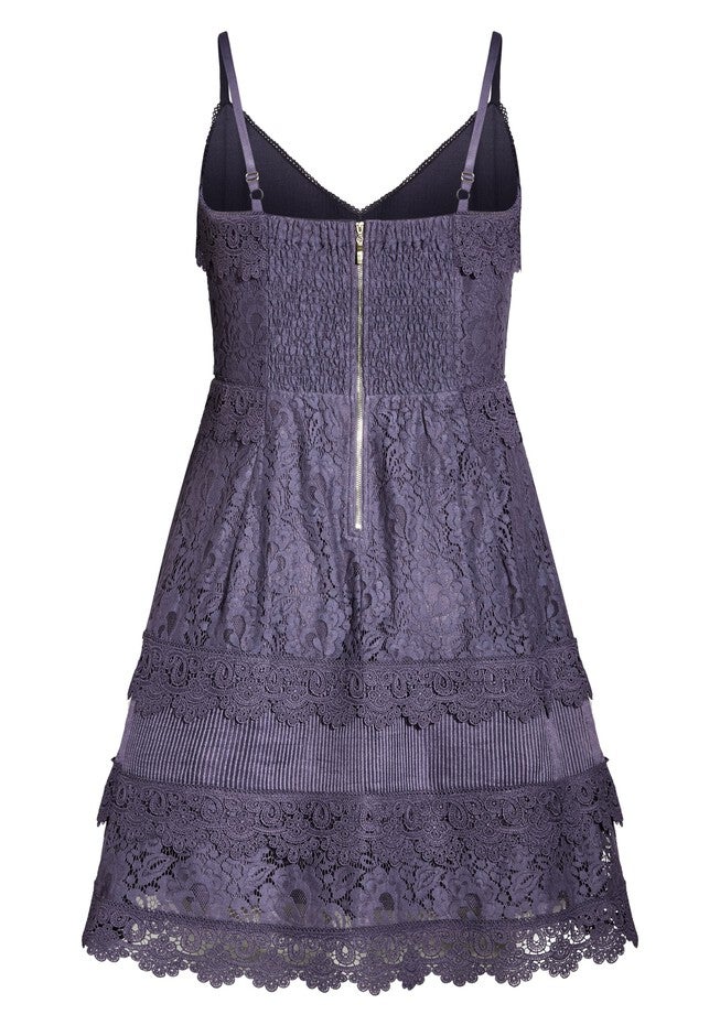 Nouveau Dress - dusty lilac, GREY, alternate image number null