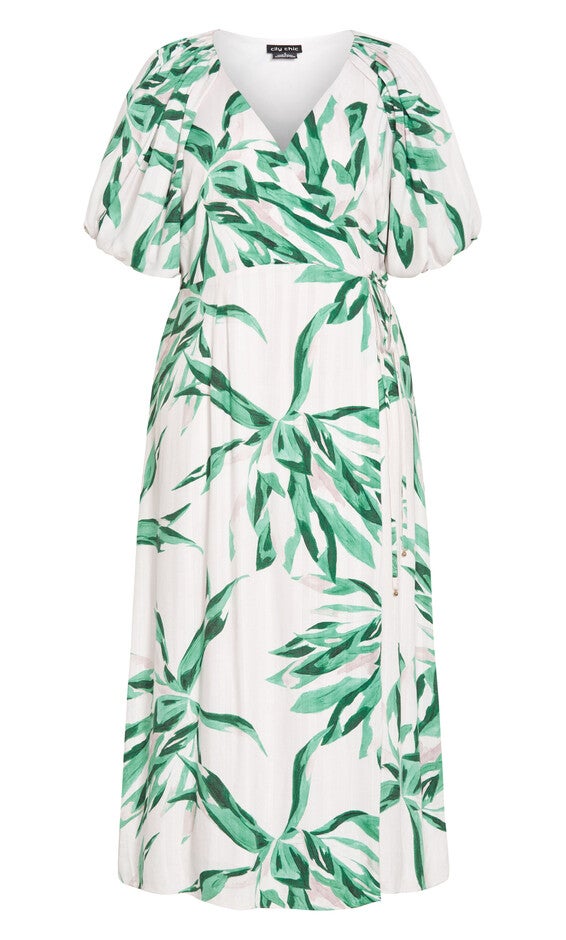 Leilani Maxi Dress - print, GREEN, alternate image number 4