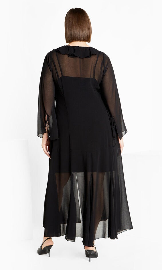 Vamp Maxi Dress - black, BLACK, alternate image number null