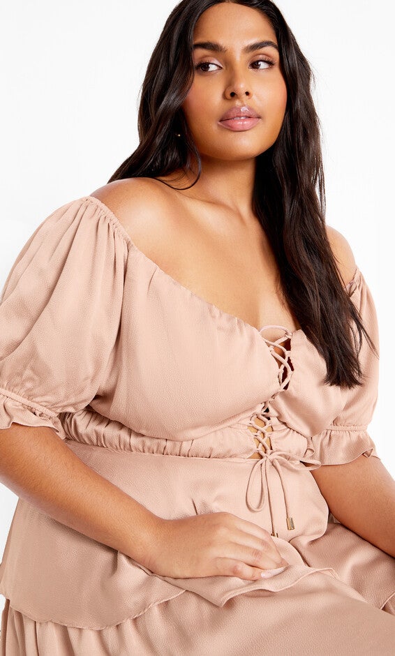 Nia Dress - rose gold, PINK, alternate image number null