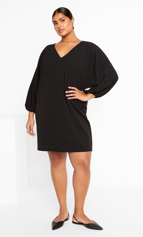 Lilia Dress - black, BLACK, alternate image number null