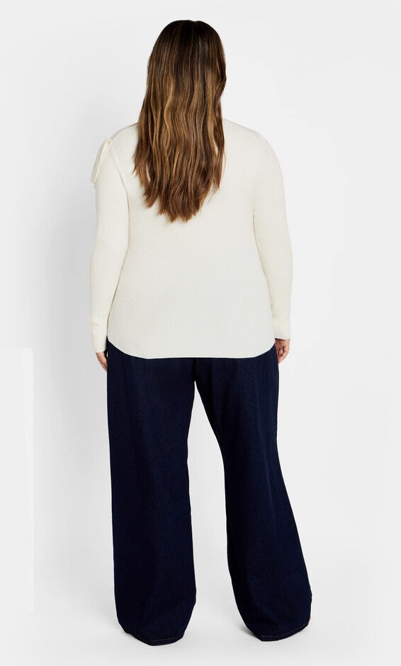 Amira Sweater - ivory, BEIGE, alternate image number 3