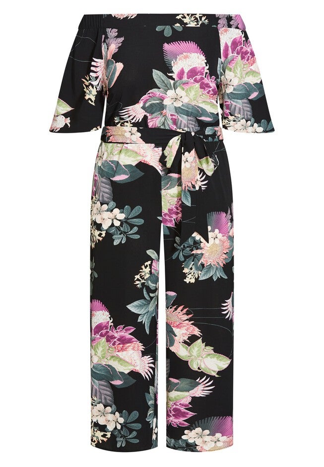 Leilani Jumpsuit - black, BLACK, alternate image number null