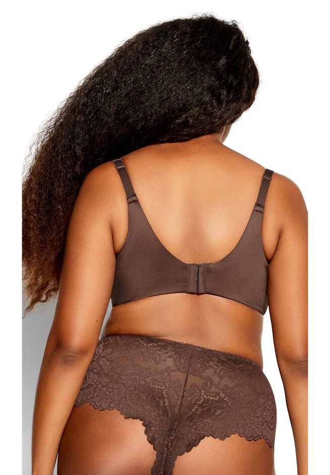 Smooth & Chic T-Shirt Bra - espresso, BROWN, on-hover image number 1