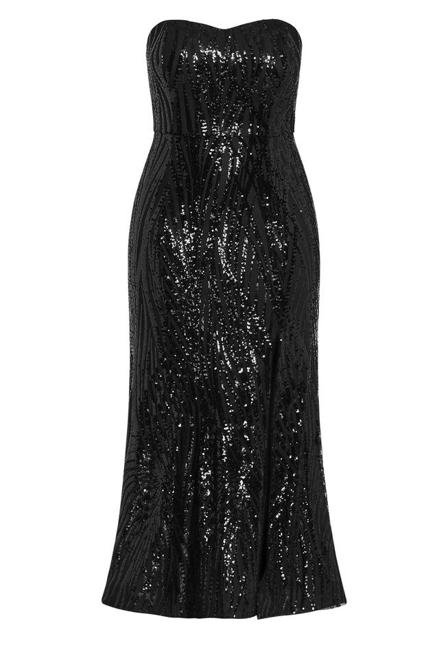 Monroe Maxi Dress - black, BLACK, alternate image number 2