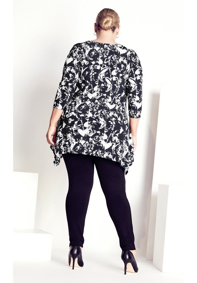Pamela Print Tunic, SILHOUETTE, on-hover image number null