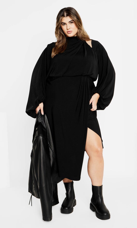Jaylee Dress - black, BLACK, alternate image number null