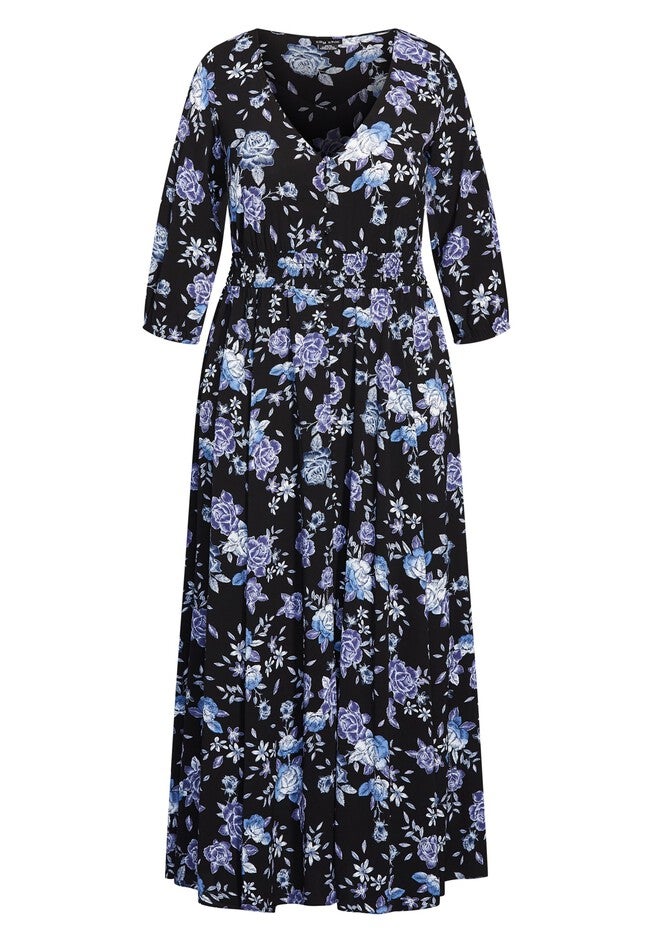 Lyra Maxi Dress - blue, BLUE, alternate image number 4