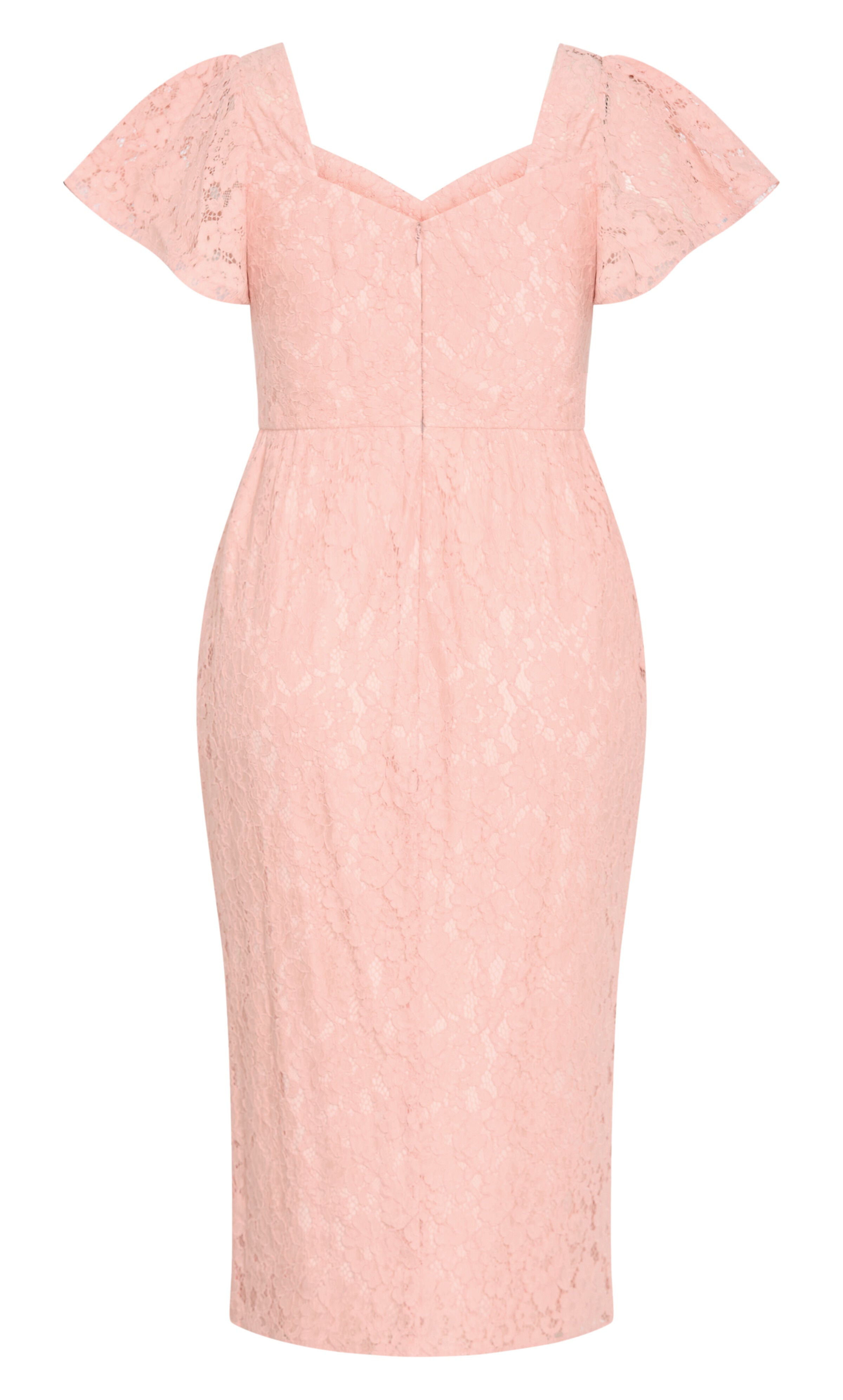 Maisie Lace Midi Dress - ballet pink, PINK, alternate image number 4