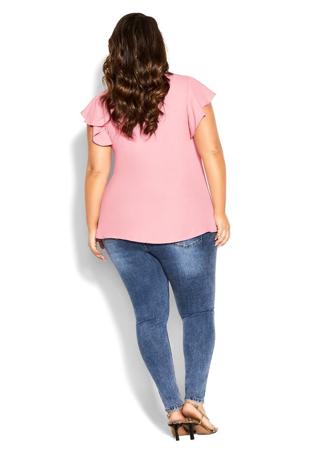 Zip Fling Top - rose, PINK, alternate image number null