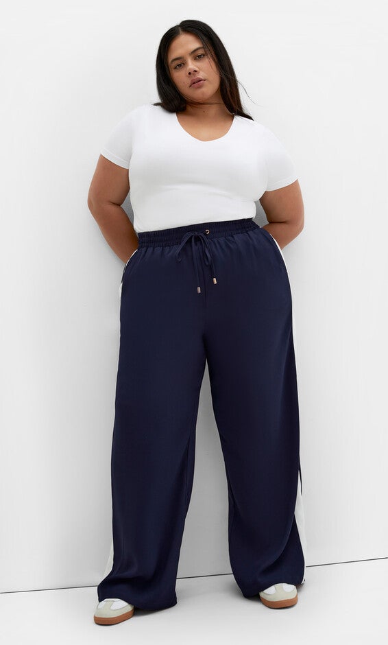 Lilia Pant - navy, BLUE, alternate image number 1