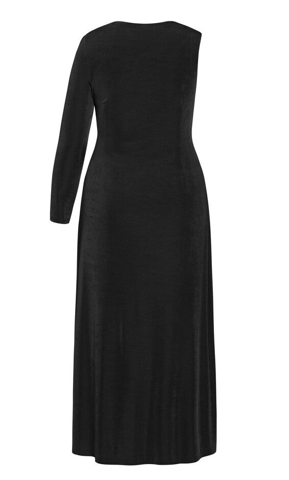 Paola Maxi Dress - black, BLACK, alternate image number 4