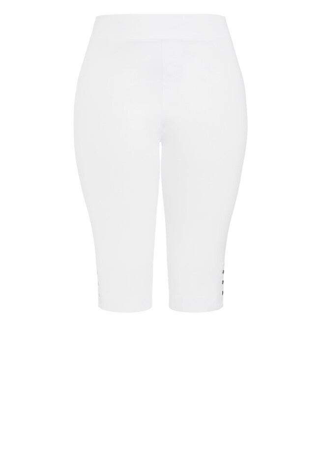 Gracie Eyelet Capri, WHITE, alternate image number null